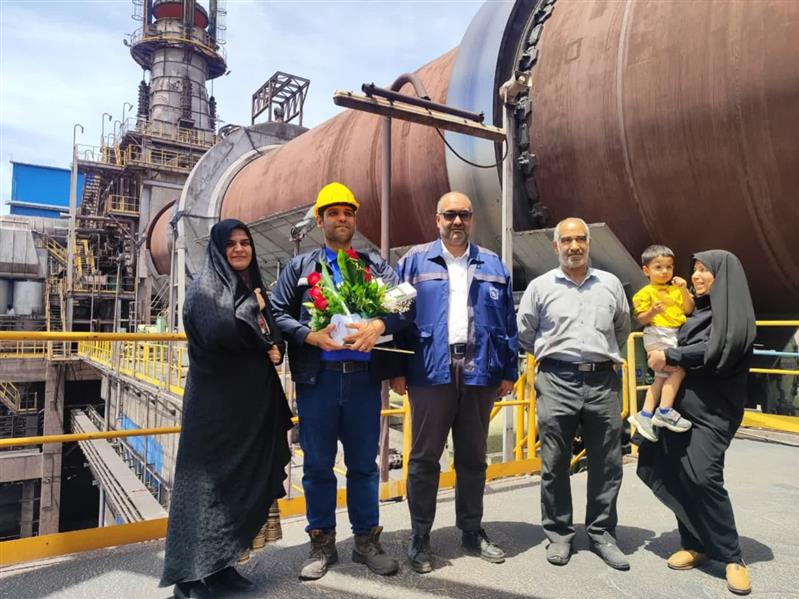 کارگران نمونه سنگ آهن مرکزی تقدیر شدند