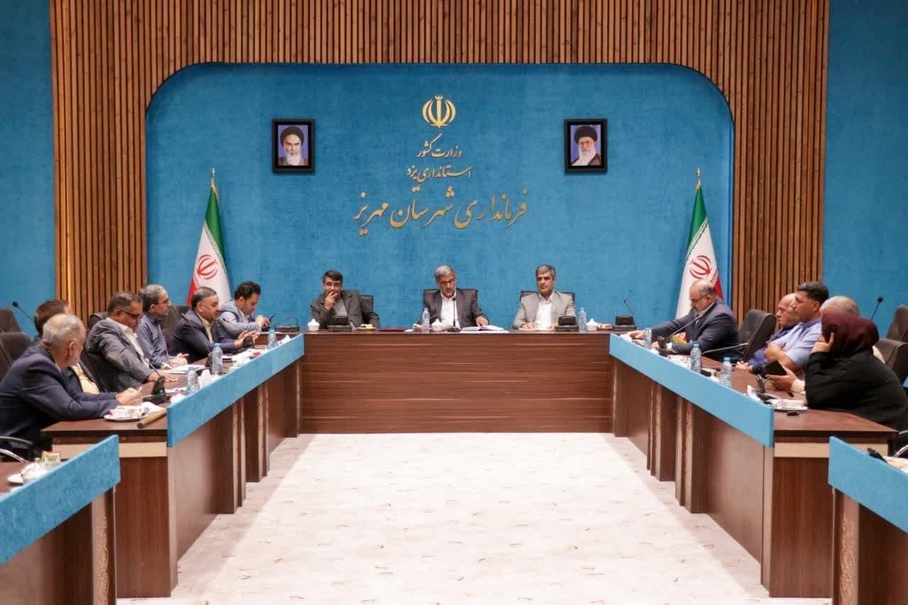 آب پایدار مهمترین مساله مهریز است