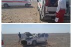 واژگونی خودروی سواری در محورابرکوه ۳ مصدوم بر جا گذاشت