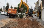 فاز سوم طرح اصلاح ترافیکی بلوار شهید دشتی شهر حمیدیا کلید خورد