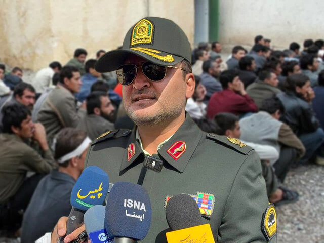 دستگیری بیش از ۷۵۰ تبعه خارجی غیرمجاز در استان