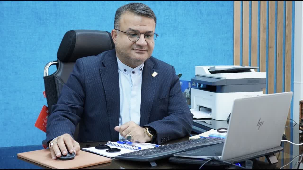 فرمانده پایگاه مقاومت بسیج شرکت آبفای استان یزد میلاد امام حسین(ع) و روز پاسدار را تبریک گفت