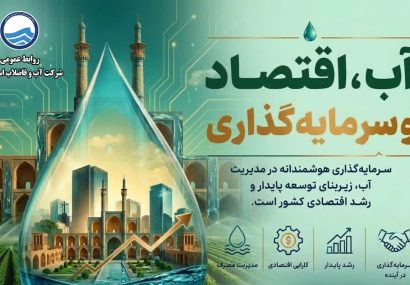 سرمایهگذاری در بخش آب، تضمینکننده توسعه پایدار و امنیت اقتصادی است