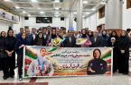 استقبال از دختران دوومیدانی یزد پس از درخشش در ناگویا